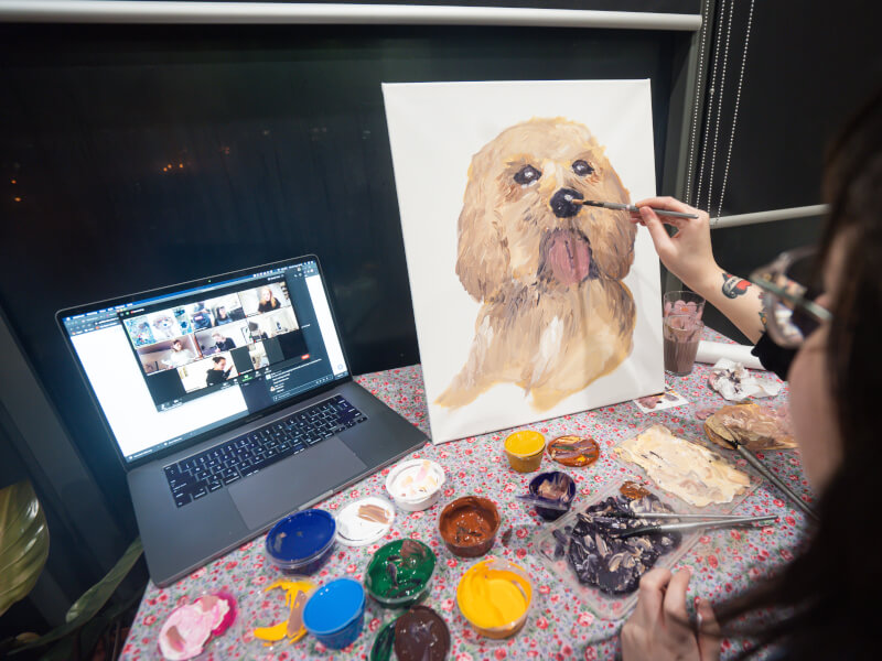 Learn how to paint at home